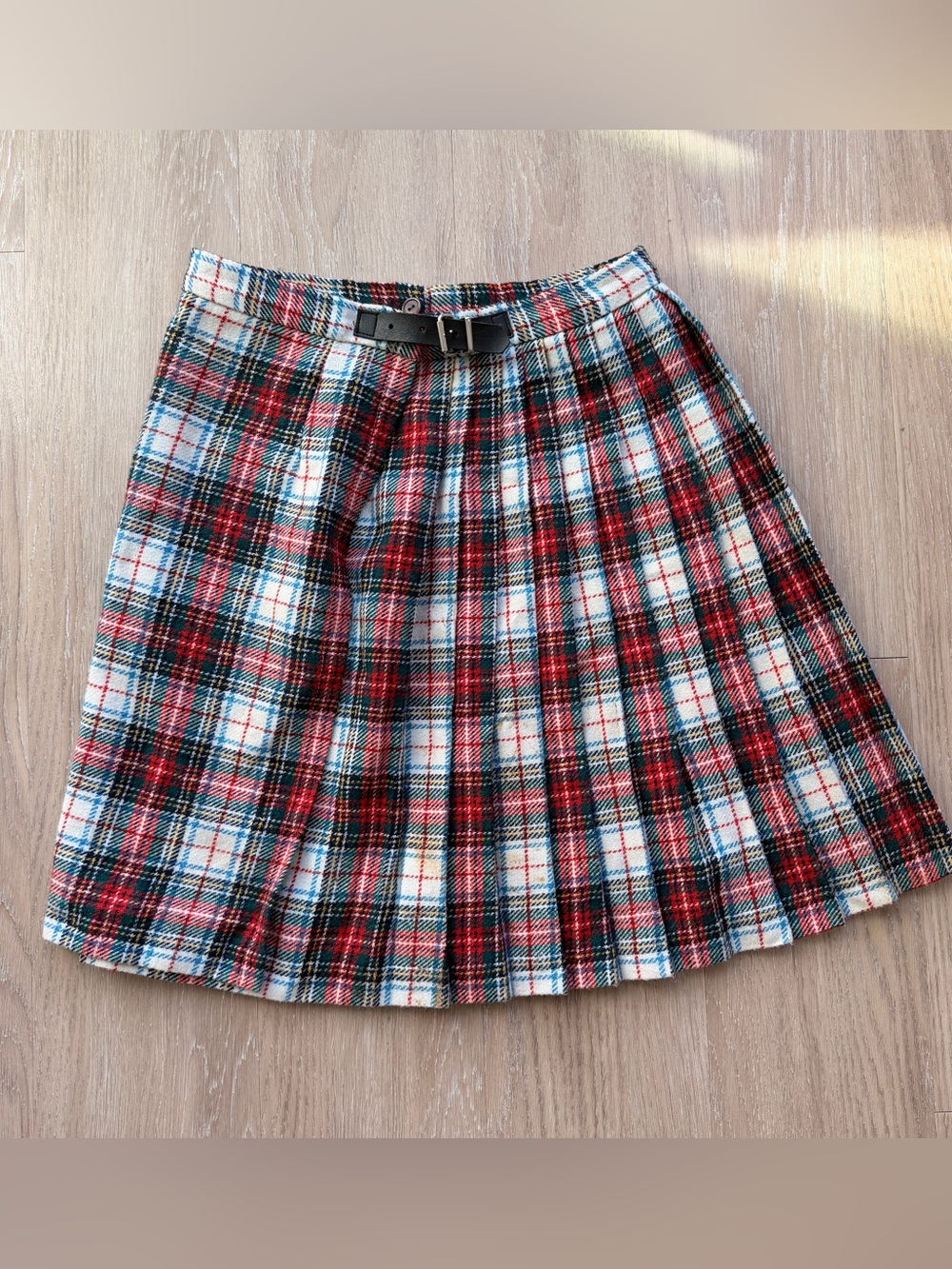 Vintage plaid skirt